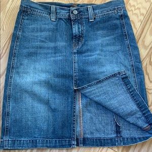 7FAM Denim Pencil Skirt